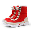 Women Winter Boots With Plush Inside Waterproof Rubber Sole