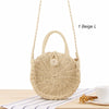 Handbags Round Straw Handmade Rattan Woven