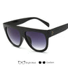 Sunglasses Oversized Sun Glasses Retro Women Shade Gradient