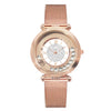 Dress Watches Quartz Screen Stainless Steel Diamond Wristwatches