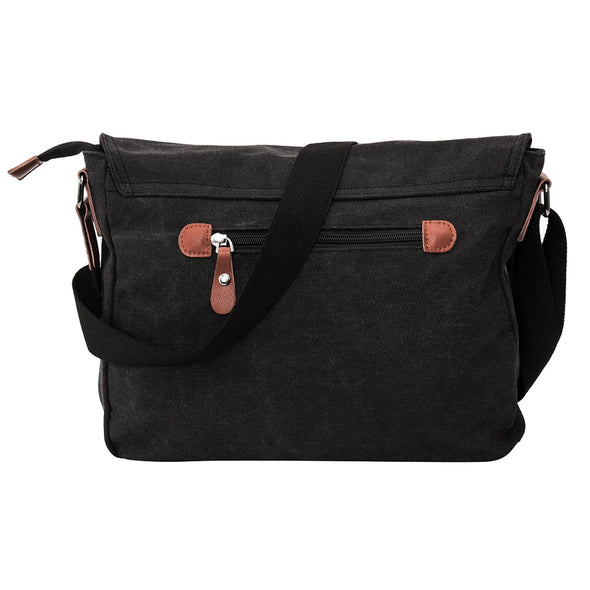 Messenger Shoulder for Men Canvas PU Leather Crossbody Bags Men