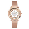 Dress Watches Quartz Screen Stainless Steel Diamond Wristwatches