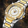 Women Watch Diamond Quartz Gold Wrist Luxury