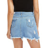 Mini Denim Skirt Blue Ripped