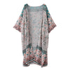 Cardigan Long Sleeve Print Chiffon - Loose Shawl