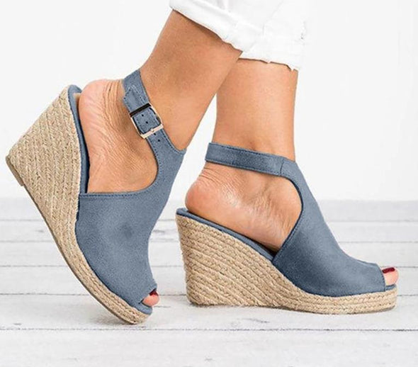 Open Toe Sandals Platform Heel Women Wedges Shoes