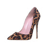 Leopard Print Sexy High Heels Shoes  Stilettos 10 12cm Party Heeled.