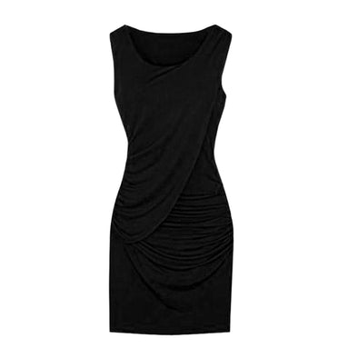 Dress Elegant Party Fashion Sleeveless Solid Color