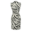 Dress Sexy Stripe Zebra Print Sleeveless Mini Elegant