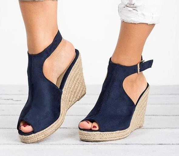 Open Toe Sandals Platform Heel Women Wedges Shoes