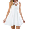 Dress Rome Back Lace Mini A-Line Sundress Sleeveless