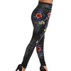 Leggings Floral Print sublimation Denim