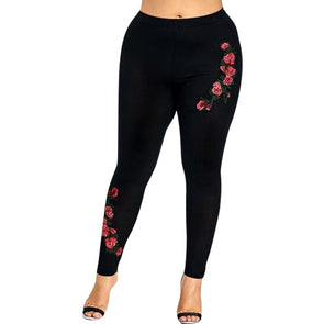 Leggings High Elastic Waist Pencil Pants Plus Size 5XL