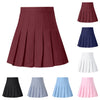 Skirt Solid Color High Waist - Mini Skirts