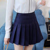 Skirt Solid Color High Waist - Mini Skirts