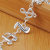 Bracelet Silver Note Solid