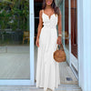 Dress V-neck Bandage Sleeveless Strappy