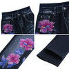 Leggings Floral Print sublimation Denim