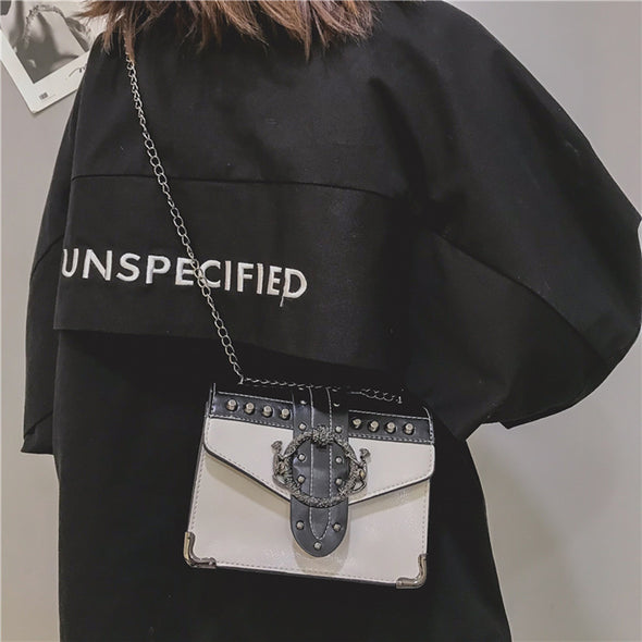 Shoulder Bag Small Chain - Bag Ladies PU Crossbody