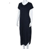 Dress Loose Casual Gallus Short Sleeves Floor-Length Long Dress