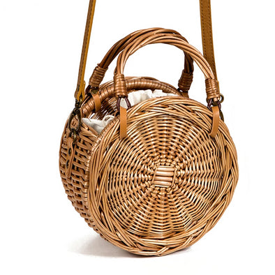 Handbag Handmade Rattan Straw - Tote