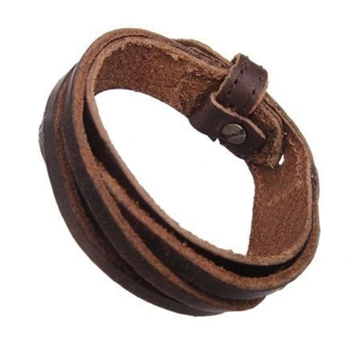 Bracelet Unisex Thin Leather