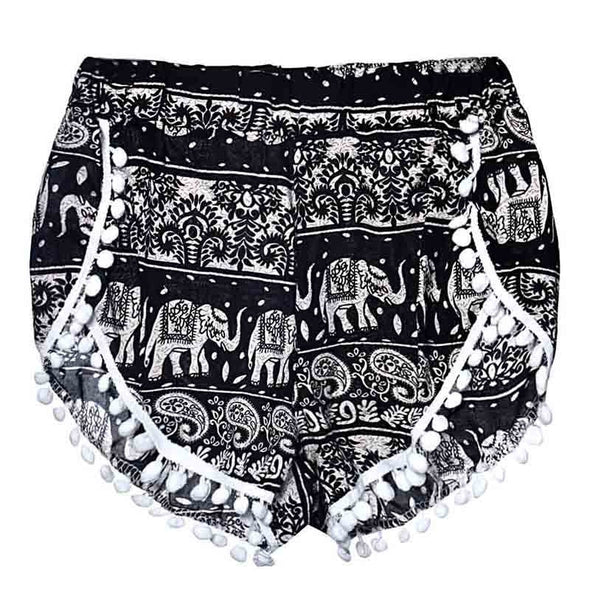 Shorts Sexy Casual elephant stamp