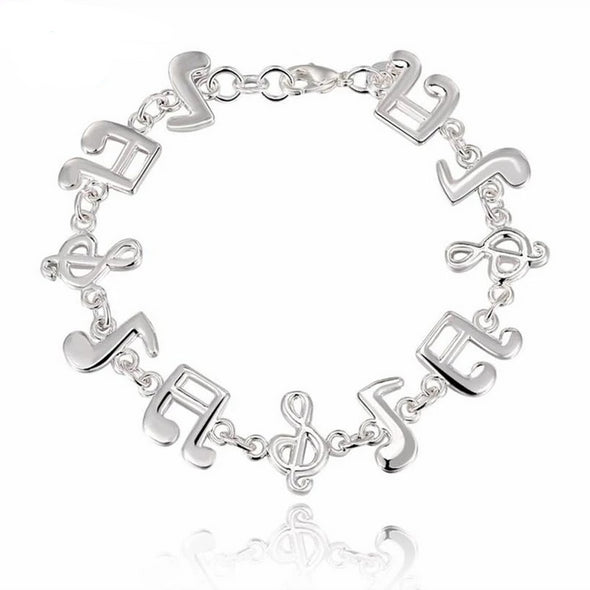 Bracelet Silver Note Solid