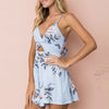 Jumpsuit Floral Sleeveless Sexy Women