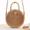 Handbags Round Straw Handmade Rattan Woven