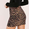 Skirt Print Leopard High Waist Sexy