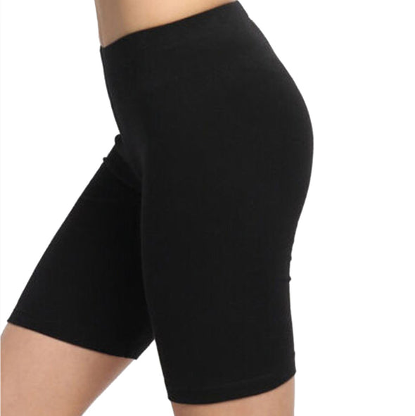 Shorts Solid High Elasticity