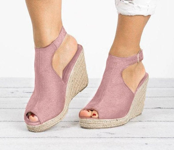 Open Toe Sandals Platform Heel Women Wedges Shoes