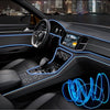 Car Interior Lighting Auto LED Strip Line flexible Neon Light With 12V USB Cigarette Drive 1M/2M/3M/5M