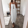 Dress Women Loose Straps Sleeveless Dress Elegant Holiday Casual Party