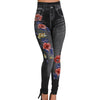 Leggings Floral Print sublimation Denim