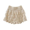 Shorts Waist Slim Lace Crochet