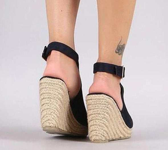 Open Toe Sandals Platform Heel Women Wedges Shoes