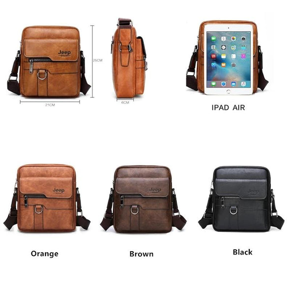 Men Messenger Bags Crossbody Business Casual Handbag