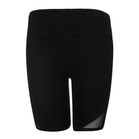 Leggings Skinny Short High Waist Mesh Stitching Seamless