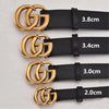 Real Genuine Leather GG Belt Luxury Designer Brand High Quality Double G Belt Classic Brass G Buckle GG Men Women Belt For Dress