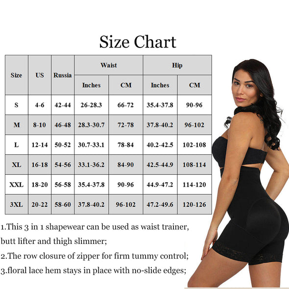 Body Shapewear Slimming Underwear with Tummy Control Panties