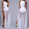 Skirts Transparent - Side Split Mesh